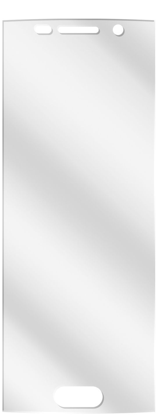 dipos Displayschutz für Galaxy S6 Edge Samsung, transparente Oberfläche, geringe Dicke und perfekte Passform
