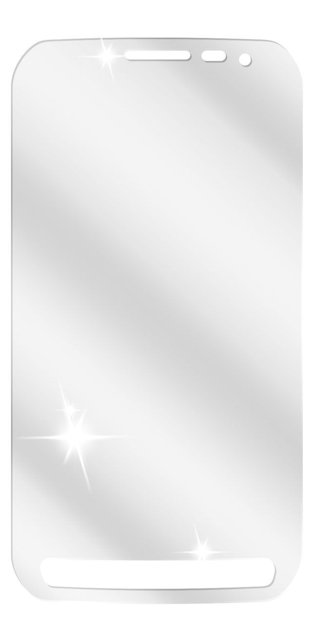 dipos Displayschutz für Galaxy Xcover 3 Samsung, transparente Oberfläche, geringe Dicke und perfekte Passform