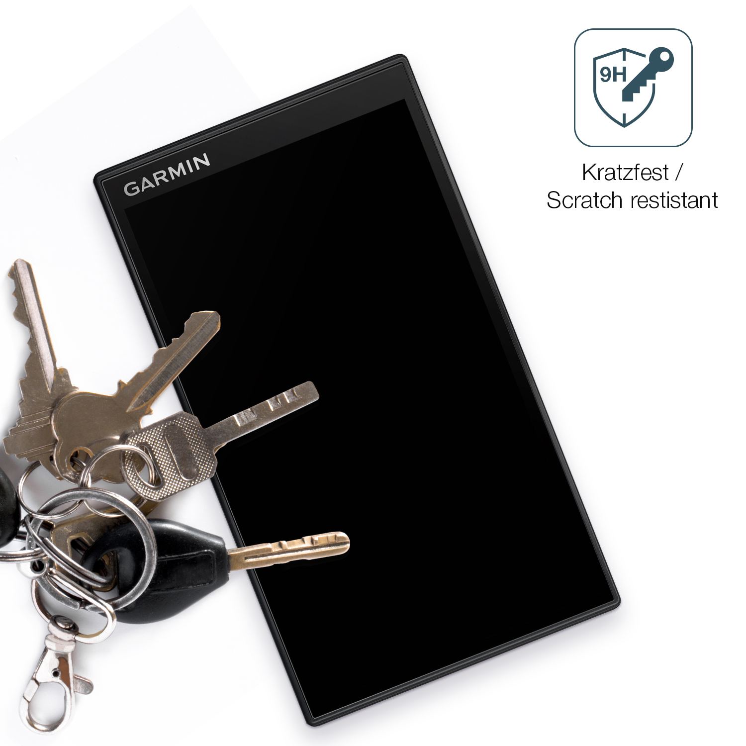 dipos Displayschutz für Garmin DriveSmart 66, mattierte Oberfläche, robuste Festigkeit und perfekte Passform