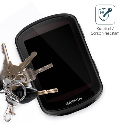 dipos Displayschutz für Garmin Edge 840, transparente Oberfläche, perfekte Passform auch für die Rundungen