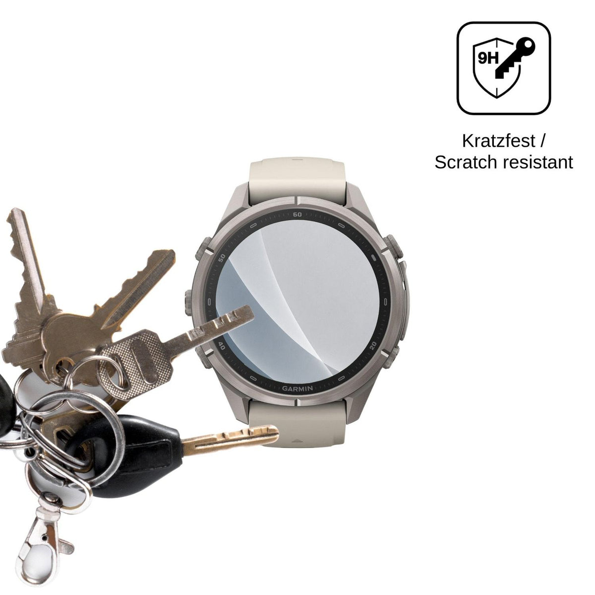 2x Screen Protector for Garmin Fenix 9 Pro matte Flexible Glass 9H dipos