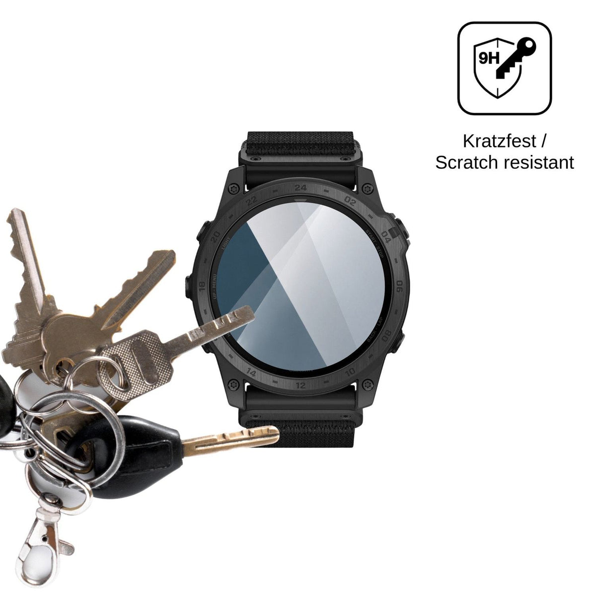 2x Screen Protector for Garmin tactix 7 Pro Ballistics Edition Flexible Glass 9H dipos