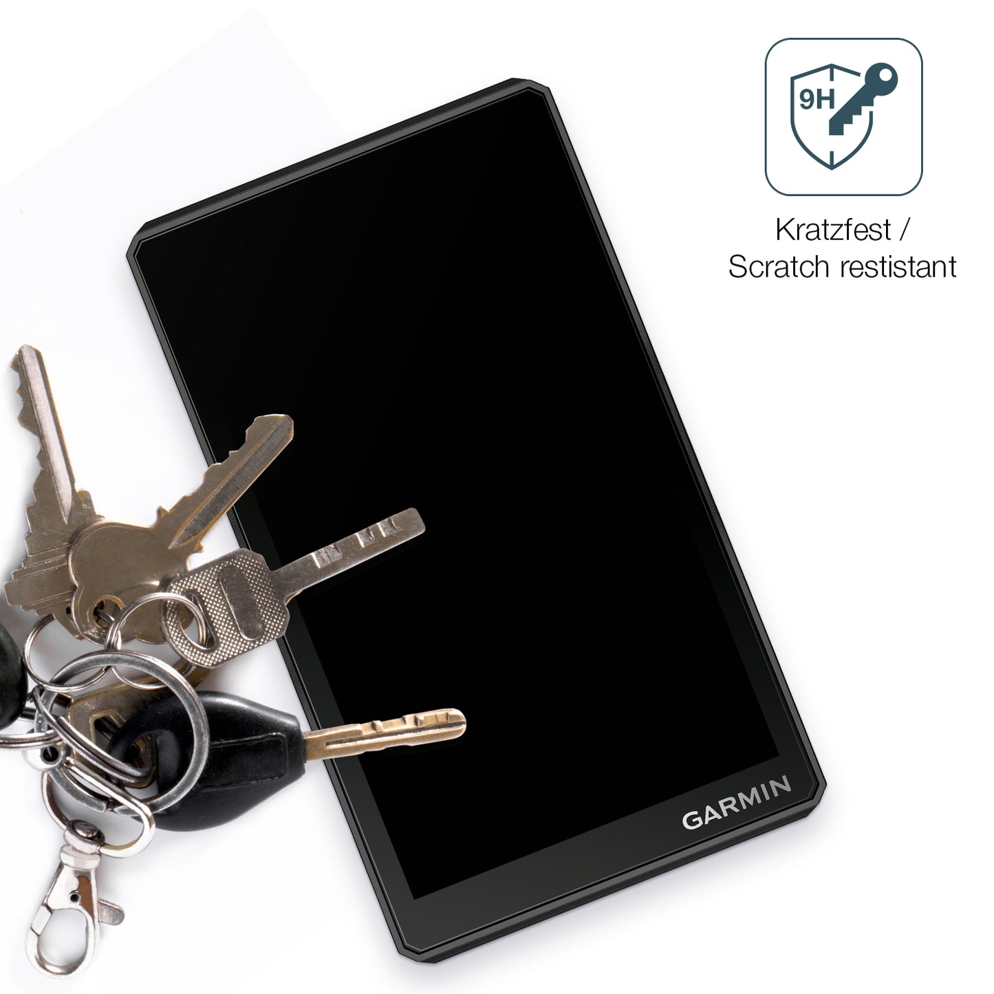 dipos Displayschutz für Garmin zumo XT2, mattierte Oberfläche, robuste Festigkeit und perfekte Passform