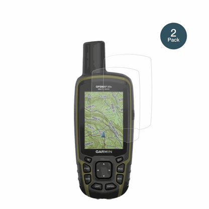 2x Screen Protector for Garmin GPSMAP 65s matte Flexible Glass 9H dipos