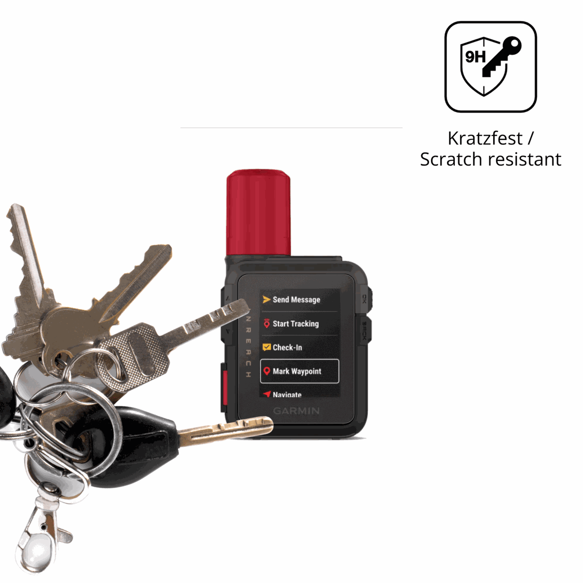 dipos Displayschutz für Garmin inReach Mini 3 Plus, mattierte Oberfläche, robuste Festigkeit und perfekte Passform
