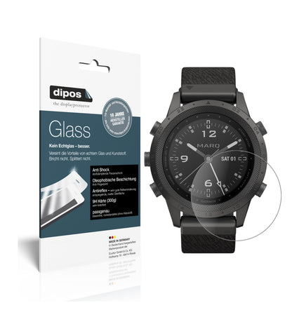 Matte Displayschutzfolie von dipos passend für Garmin MARQ Commander, 9H kratzfest und blasenfrei montiert