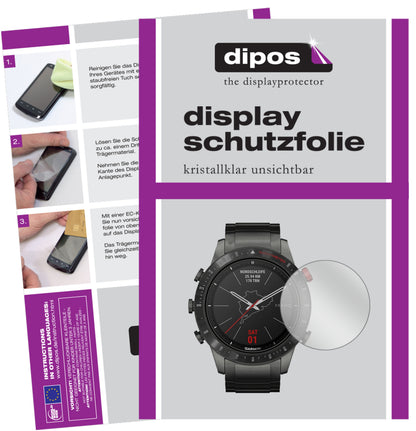 2x Schutzfolie klar für Garmin MARQ Driver Display-Schutzfolie