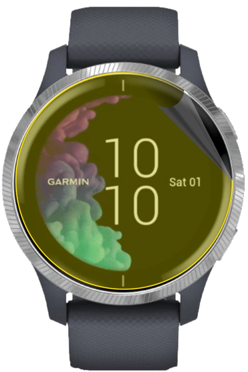 3x Screen Protector for Garmin Venu (43mm) Protective Film covers 100% Flex