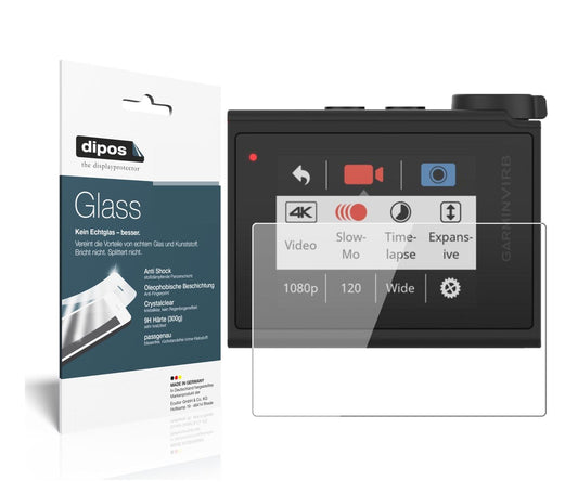 2x 9H Clear Screen Protector for Garmin Virb Ultra 30 – Shatterproof, Crystal Clear