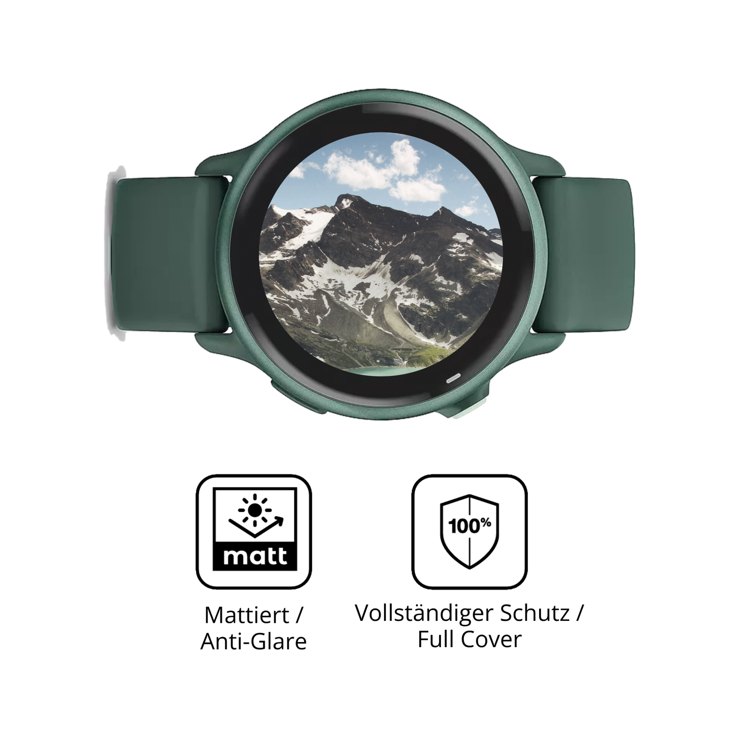 Flexible TPU-Folie passend zugeschnitten für Garmin vivoactive 6, vollständige Abdeckung