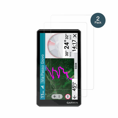 Garminzumo XT3 6 Zoll mit aufgebrachter dipos Flex Schutzfolie, glasklare Darstellung ohne Einschränkungen