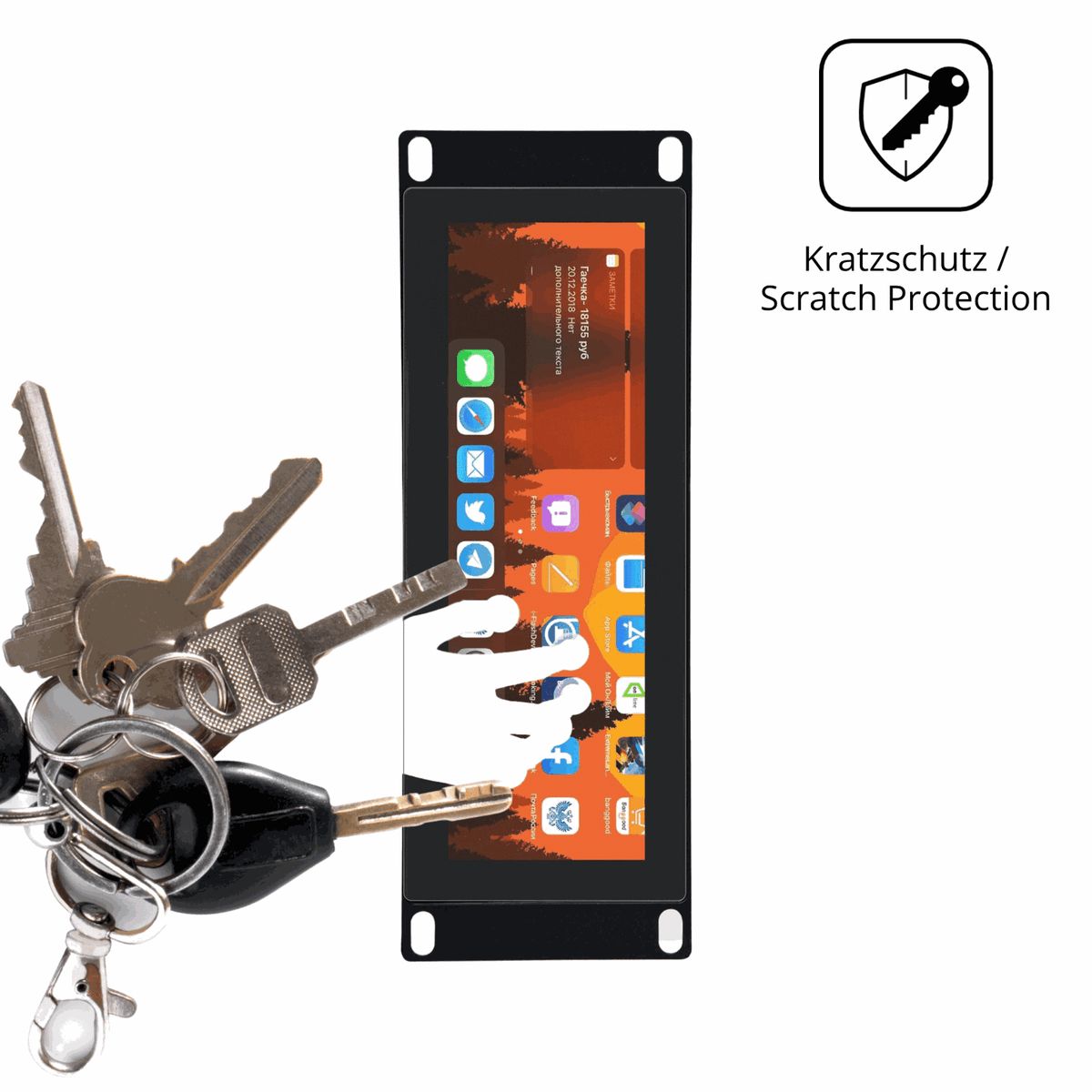 2x Screen Protector for GeeekPi DP-0059 7.84 Zoll Protection Anti Glare dipos