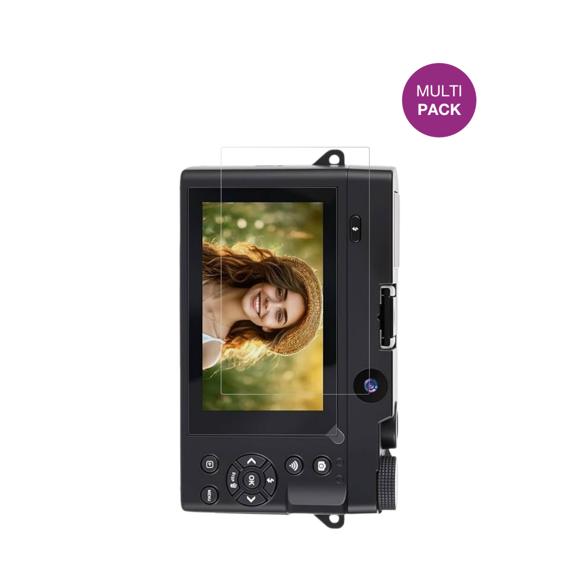 Gerbala4K 75MP mit aufgebrachter dipos Displayschutzfolie, glasklare Darstellung ohne Einschränkungen