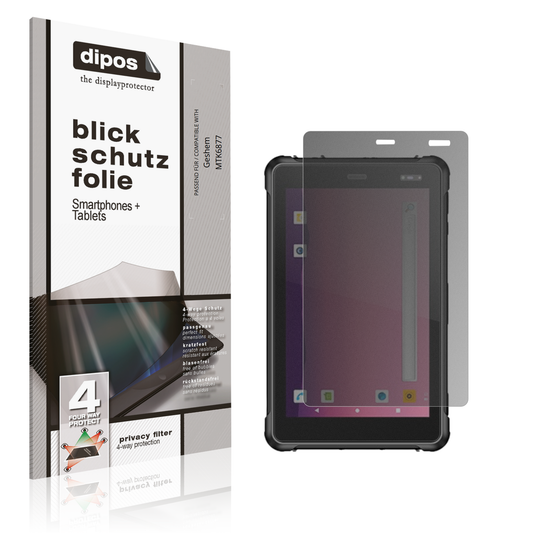 Blickschutzfolie von dipos passend für geshemmtk6877, präziser Zuschnitt und blasenfrei montiert