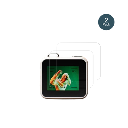 GetdoublerichCCD Mini Retro mit aufgebrachter dipos Flex Schutzfolie, glasklare Darstellung ohne Einschränkungen