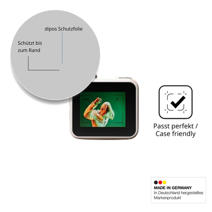 Besonders flexibler Displayschutz mit Anti-Shock-Schicht im Materialmix