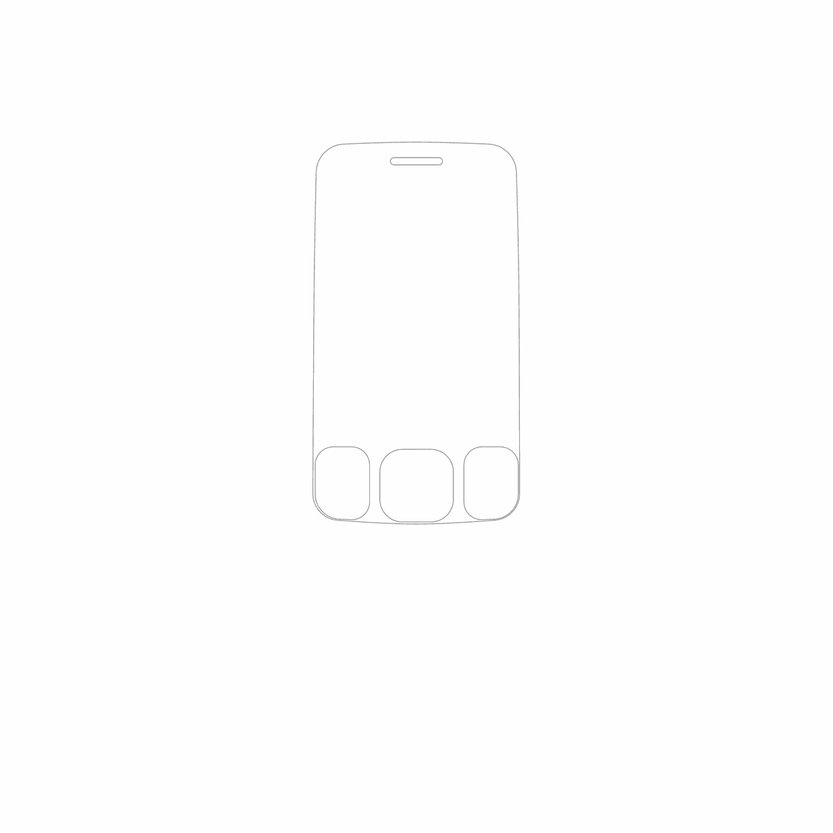 dipos Displayschutz für GFive G3310 New, mattierte Oberfläche, geringe Dicke und perfekte Passform