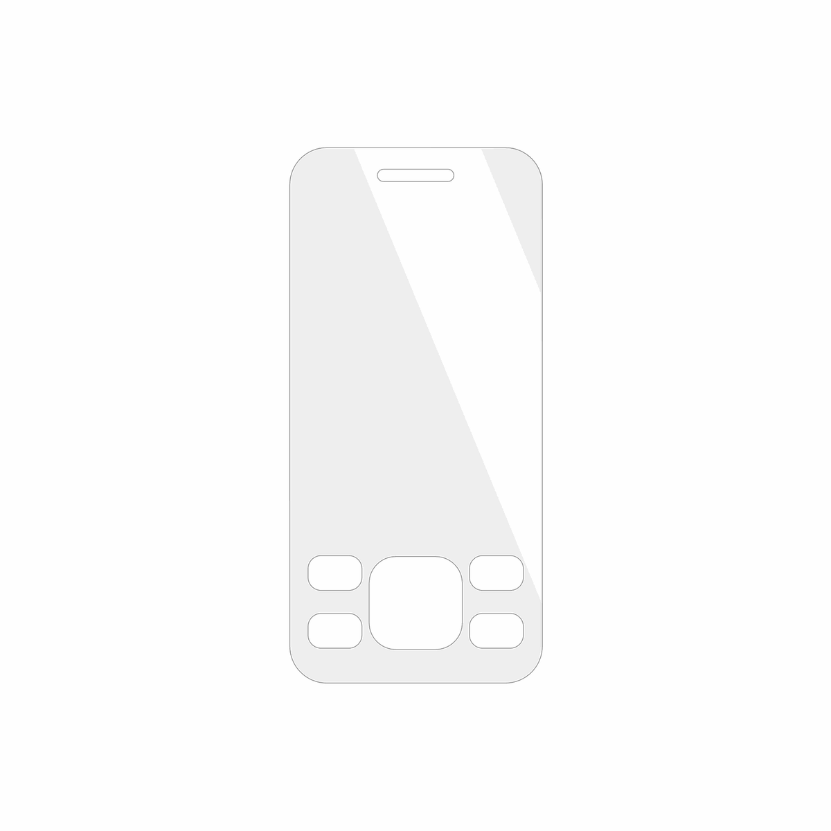 dipos Displayschutz für GFive G96, transparente Oberfläche, geringe Dicke und perfekte Passform
