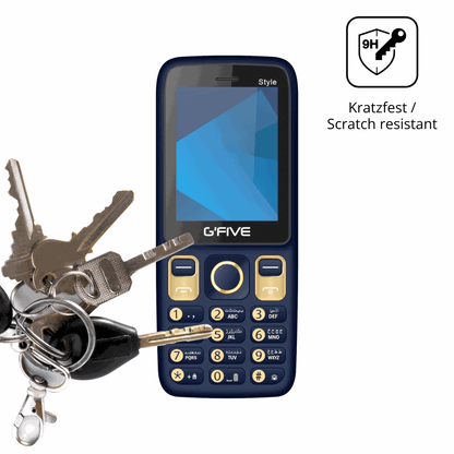 dipos Displayschutz für GFive Style New, mattierte Oberfläche, robuste Festigkeit und perfekte Passform
