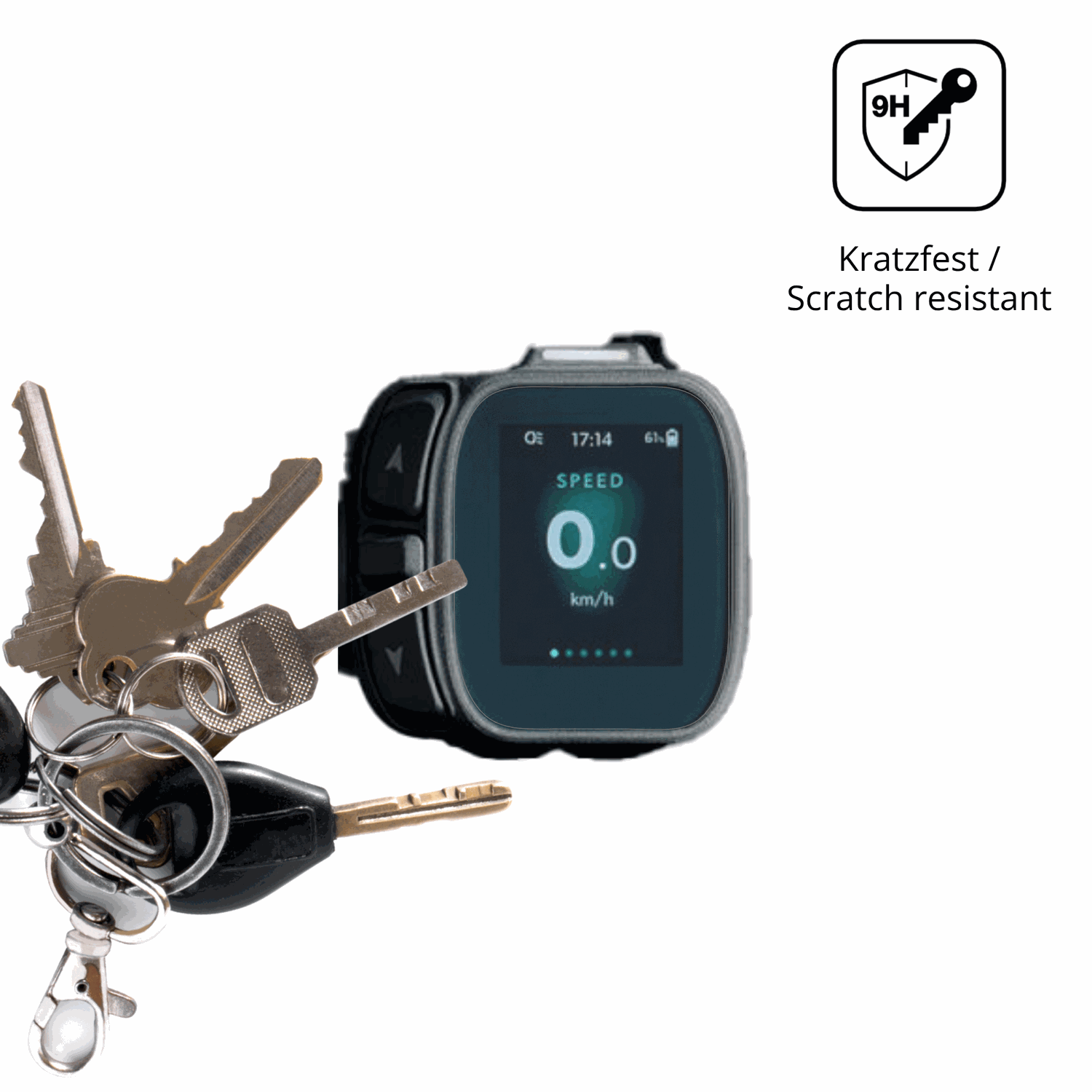 dipos Displayschutz für Giant Ridecontrol Dash 2 2026, mattierte Oberfläche, robuste Festigkeit und perfekte Passform