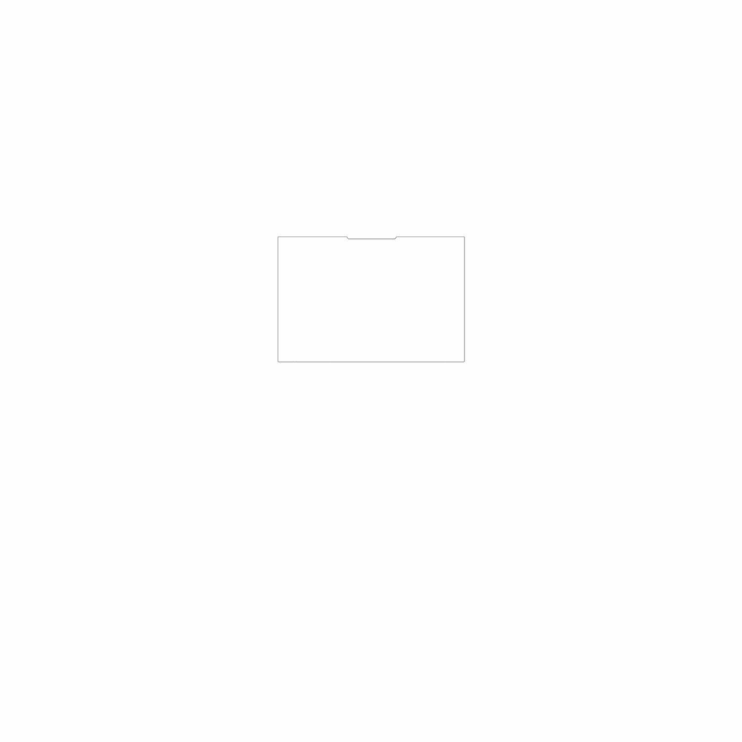 dipos Displayschutz für Gigabyte Aorus 16X 2024, mattierte Oberfläche, geringe Dicke und perfekte Passform