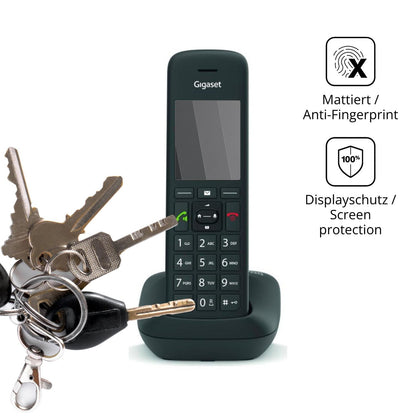 dipos Displayschutz für Gigaset C575A, mattierte Oberfläche, Blickschutzfilter und perfekter Passform