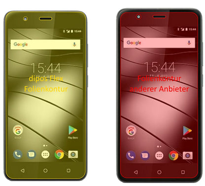 dipos Displayschutz für Gigaset GS270, transparente Oberfläche, geringe Dicke und perfekte Passform