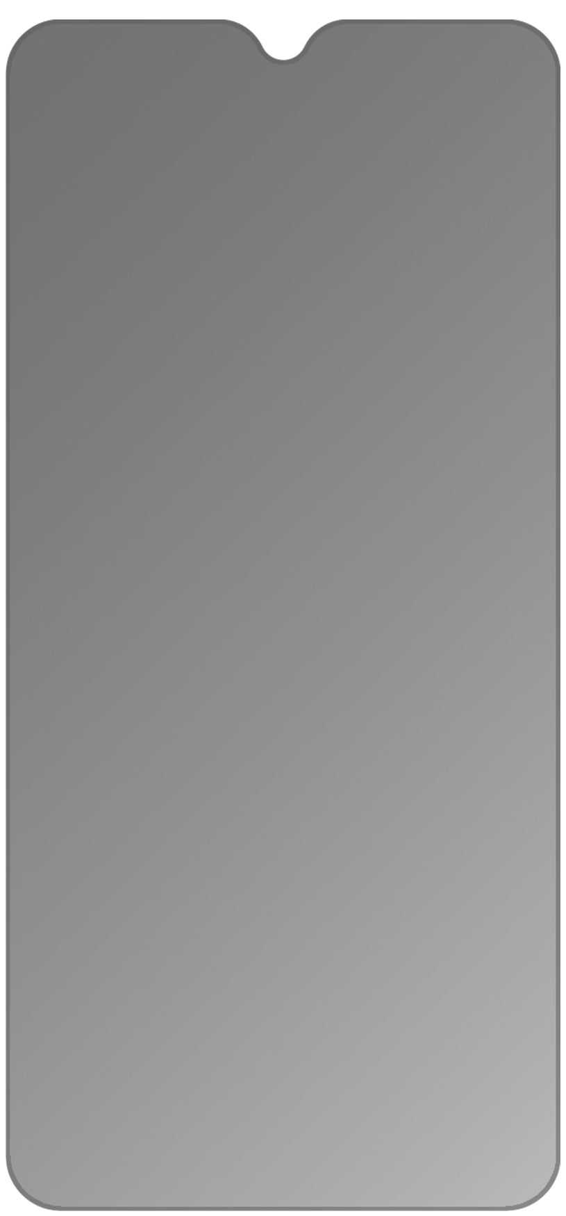 dipos Displayschutz für Gigaset GS5, mattierte Oberfläche, Blickschutzfilter und perfekter Passform