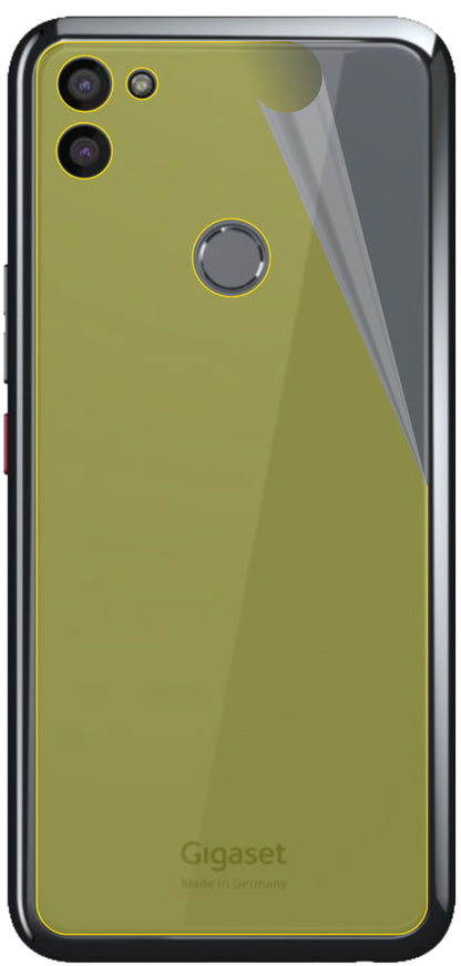 dipos Displayschutz für Gigaset GS5 Rückseite, transparente Oberfläche, geringe Dicke und perfekte Passform