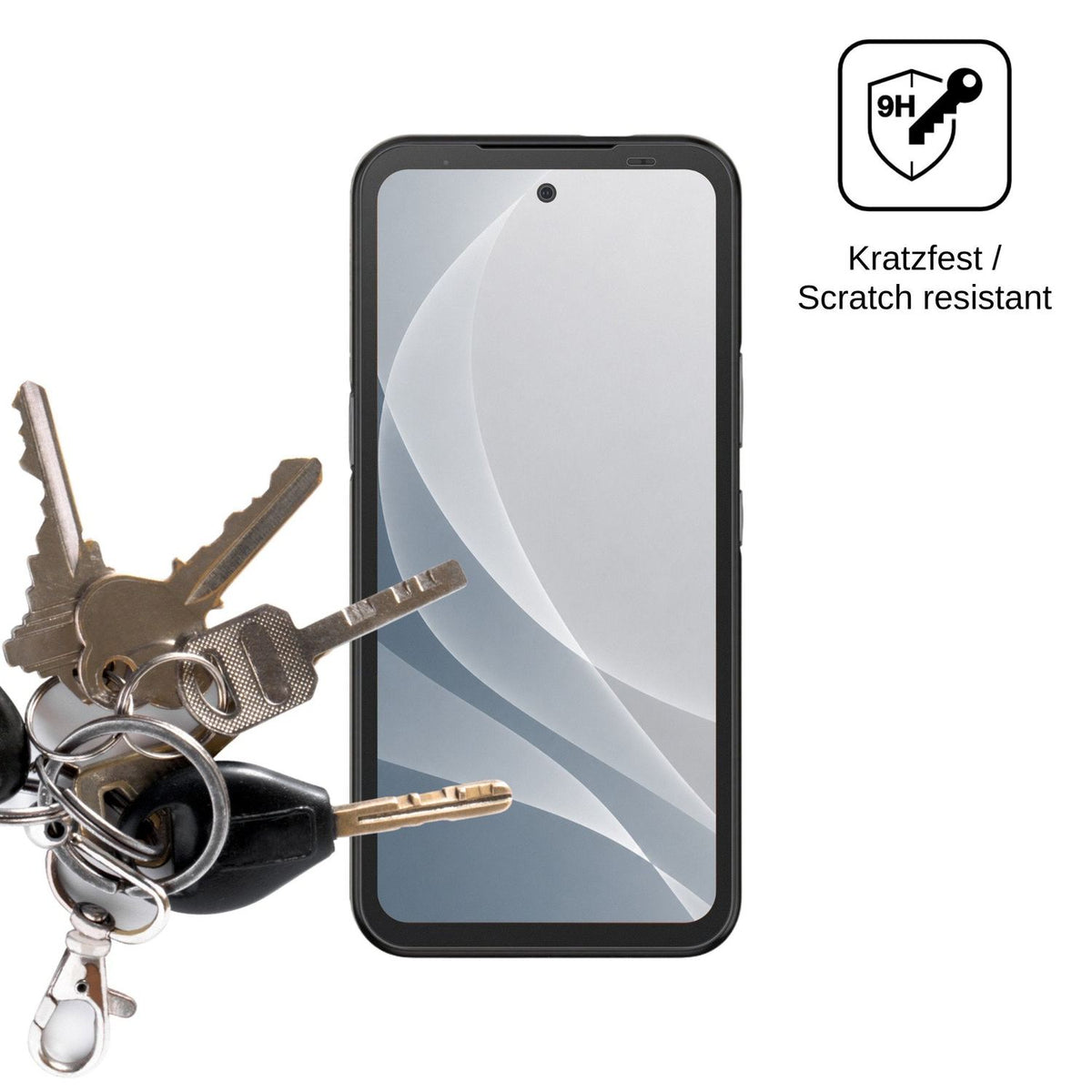 2x Screen Protector for Gigaset GX50 matte Flexible Glass 9H dipos