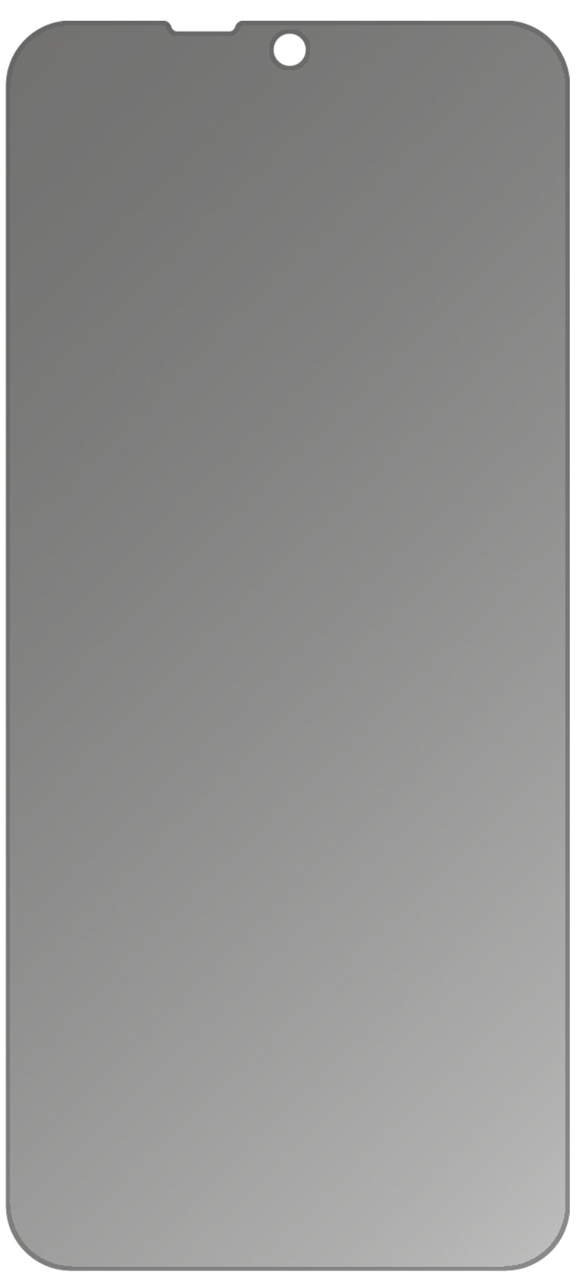 dipos Displayschutz für Gigaset GS190, mattierte Oberfläche, Blickschutzfilter und perfekter Passform