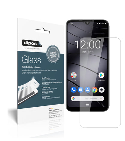 Klare Displayschutzfolie von dipos passend für Gigaset GS190, 9H kratzfest und blasenfrei montiert