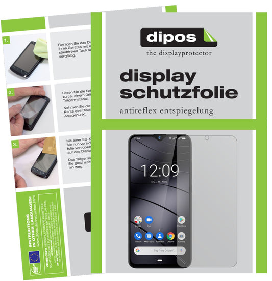 Matte Displayschutzfolie von dipos passend für Gigaset GS290, präziser Zuschnitt und blasenfrei montiert