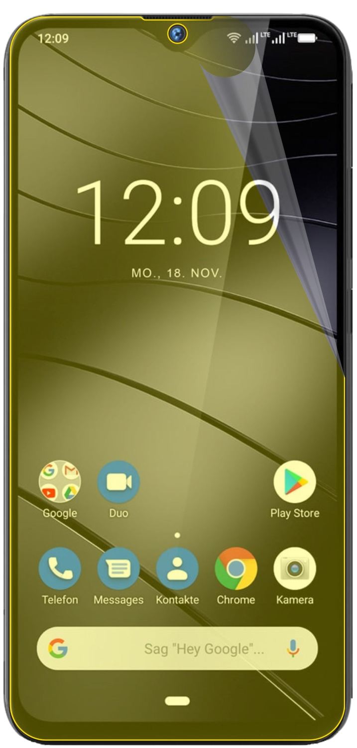 2x Screen Protector for Gigaset GS290 Protective Film covers 100% dipos Flex