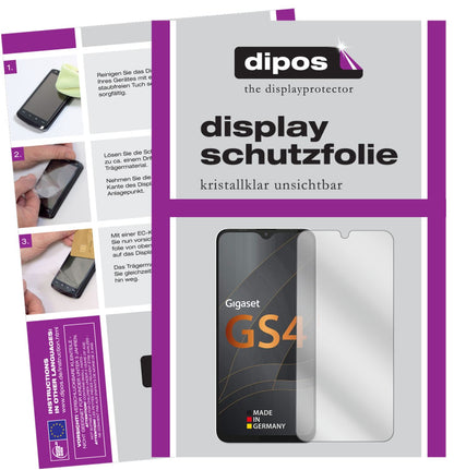 Screen Protector for Gigaset GS4 Protection Crystal Clear dipos