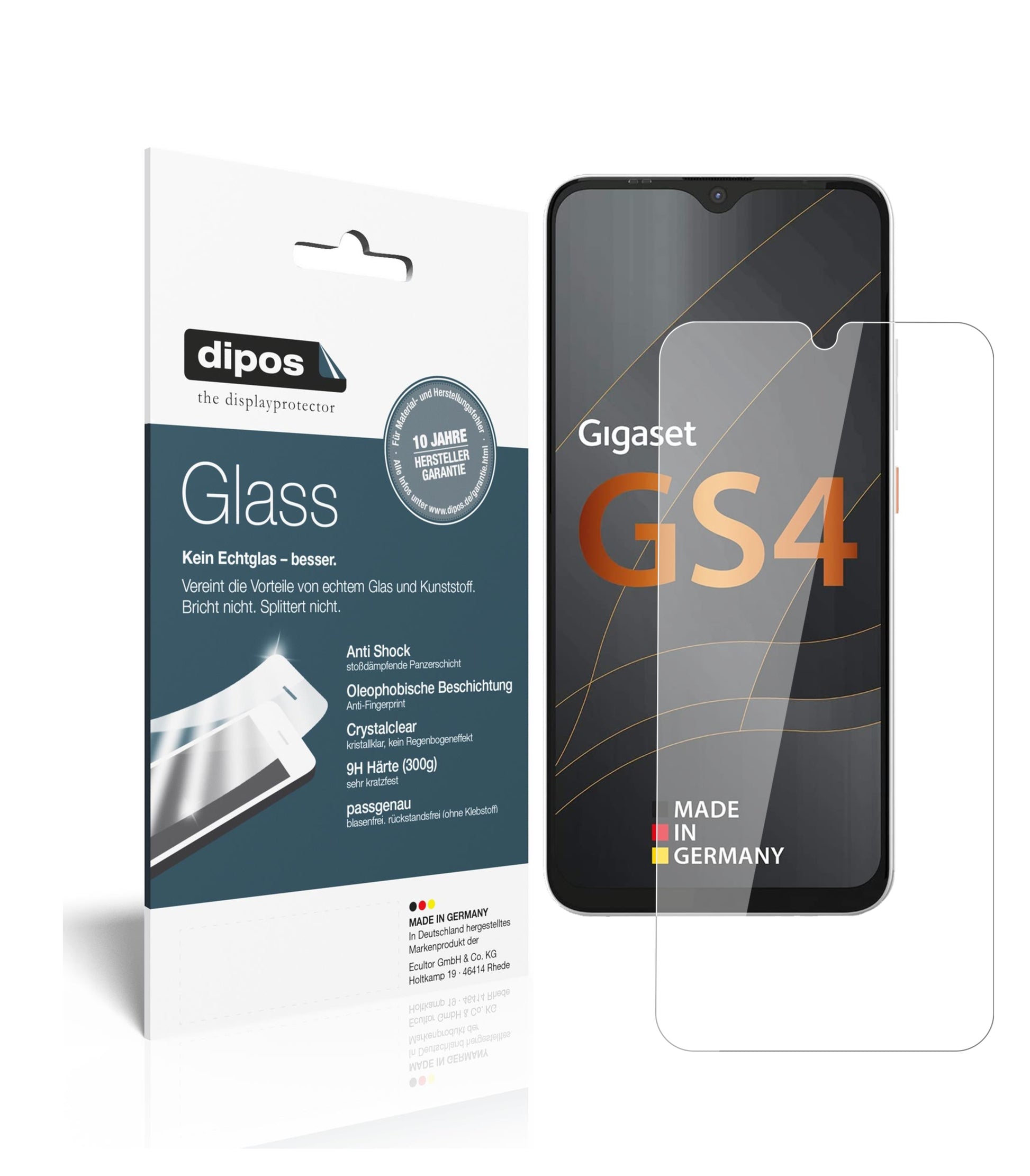 Perfekte Passform und ultimative Qualität: Unser 9H Panzerglas bietet Schutz für Gigaset-GS4