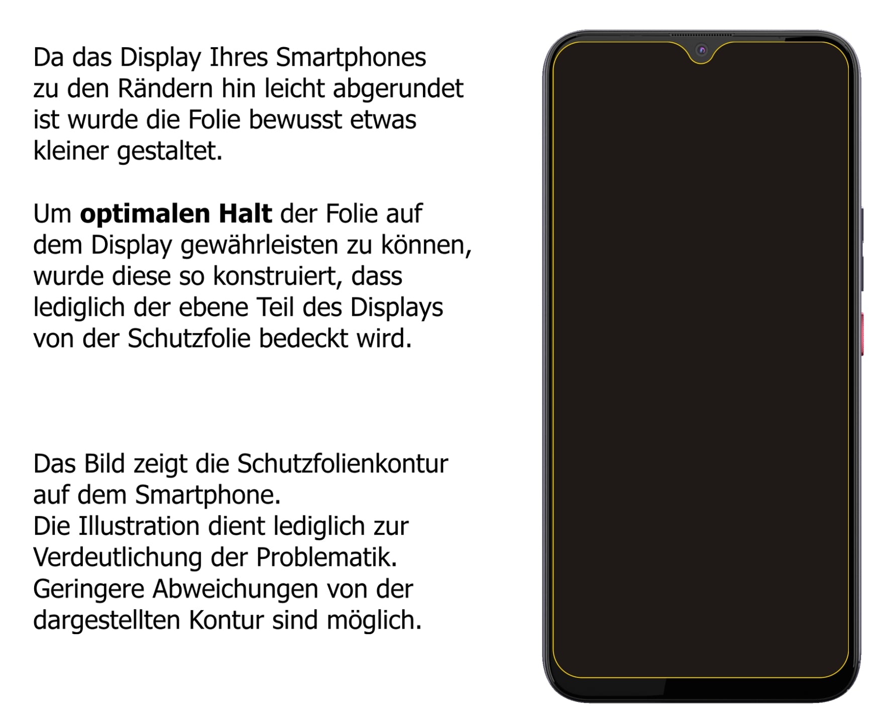 Dünne und klare Folie passend zugeschnitten für Gigaset GS5