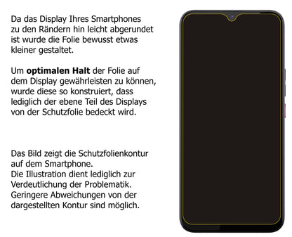 1x 9H Schutzfolie matt für Gigaset GS5 Panzerfolie