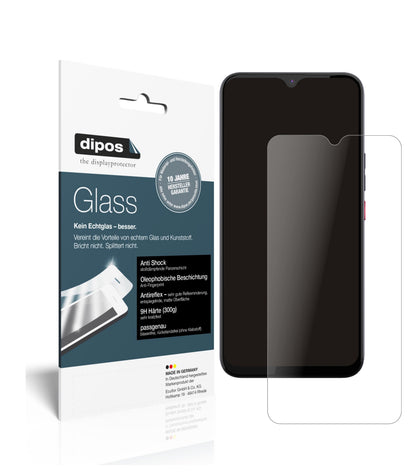 Matte Displayschutzfolie von dipos passend für Gigaset GS5, 9H kratzfest und blasenfrei montiert