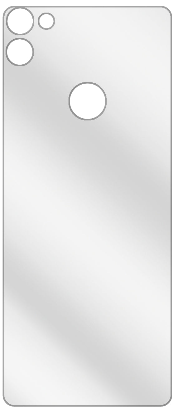 dipos Displayschutz für Gigaset GS5 Rückseite, transparente Oberfläche, geringe Dicke und perfekte Passform