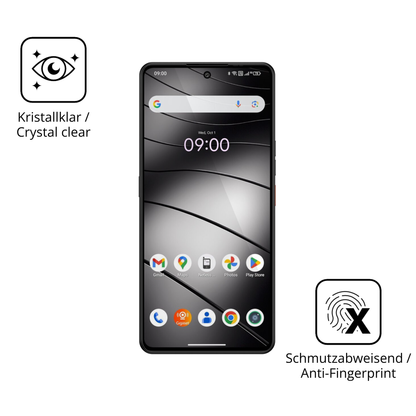 Flexible TPU-Folie passend zugeschnitten für Gigaset GS6, vollständige Abdeckung