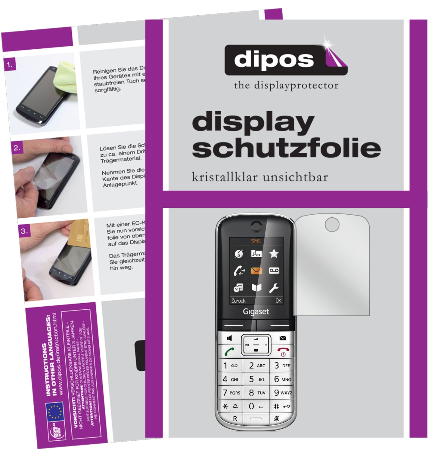 Perfekte Passform und ultimative Qualität: Unser 9H Panzerglas bietet Schutz für Gigaset-SL350 / SL350A