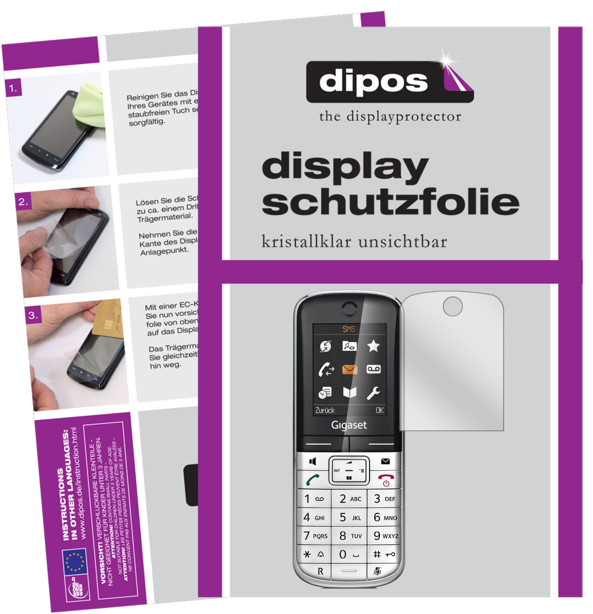 Perfekte Passform und ultimative Qualität: Unser 9H Panzerglas bietet Schutz für Gigaset-SL350 / SL350A