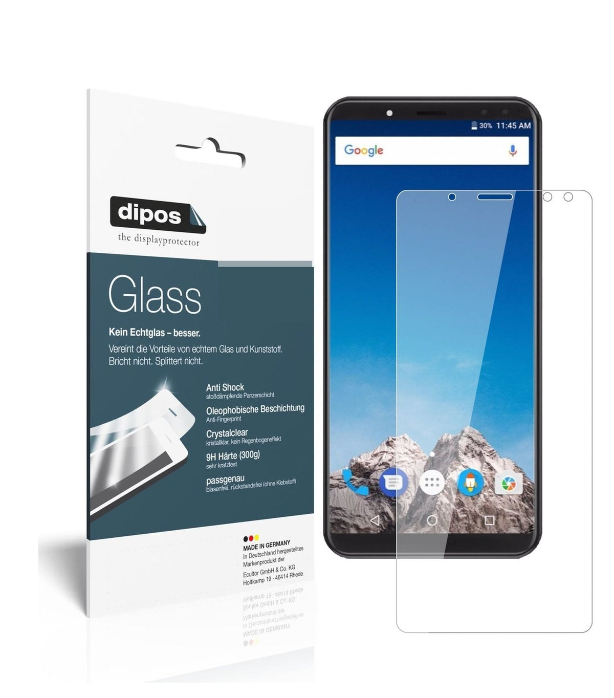 9H Clear Screen Protector for Vernee X – Shatterproof, Crystal Clear | dipos