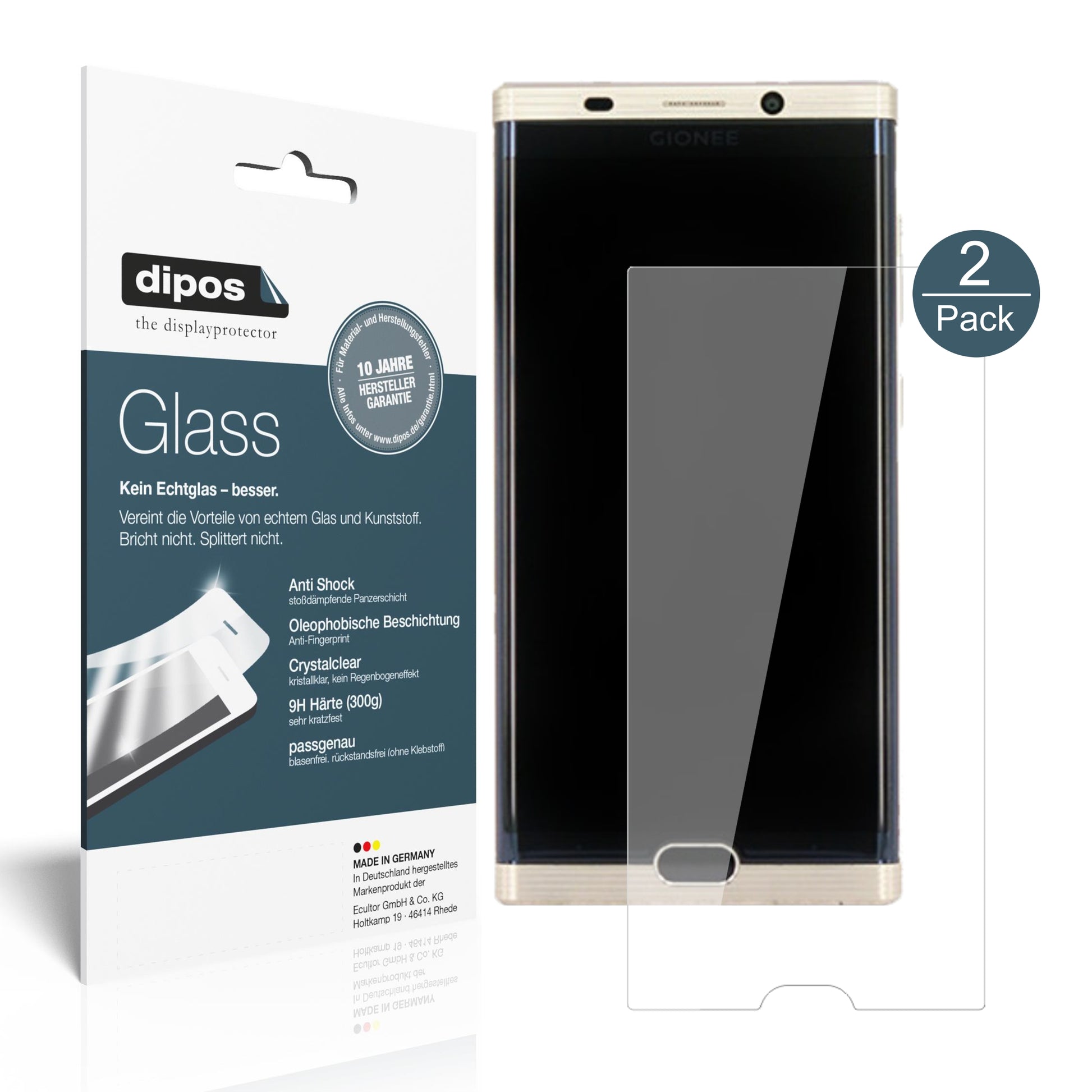 Perfekte Passform und ultimative Qualität: Unser 9H Panzerglas bietet Schutz für Gionee-M2017