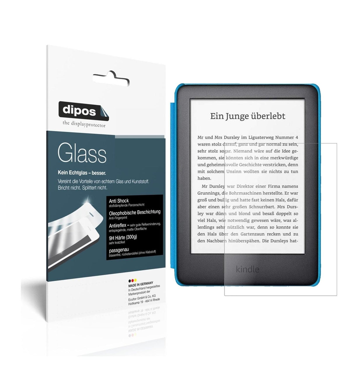 9H Matte Screen Protector for Amazon Kindle Kids Edition (2019) – Anti-Glare, Shatterproof