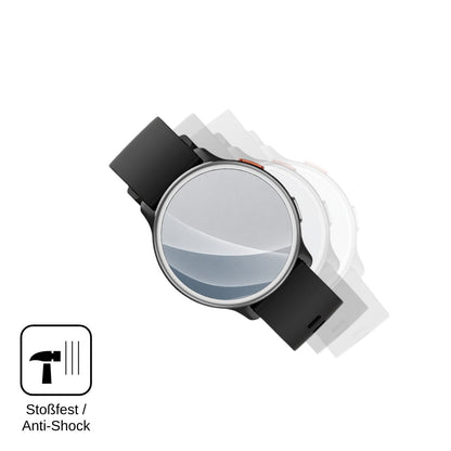 2x Screen Protector for aeac 1.27 Smartwatch matte Flexible Glass 9H dipos
