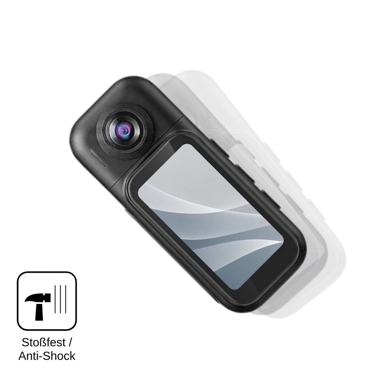 2x Screen Protector for AIKER H91 Action Cam matte Flexible Glass 9H dipos