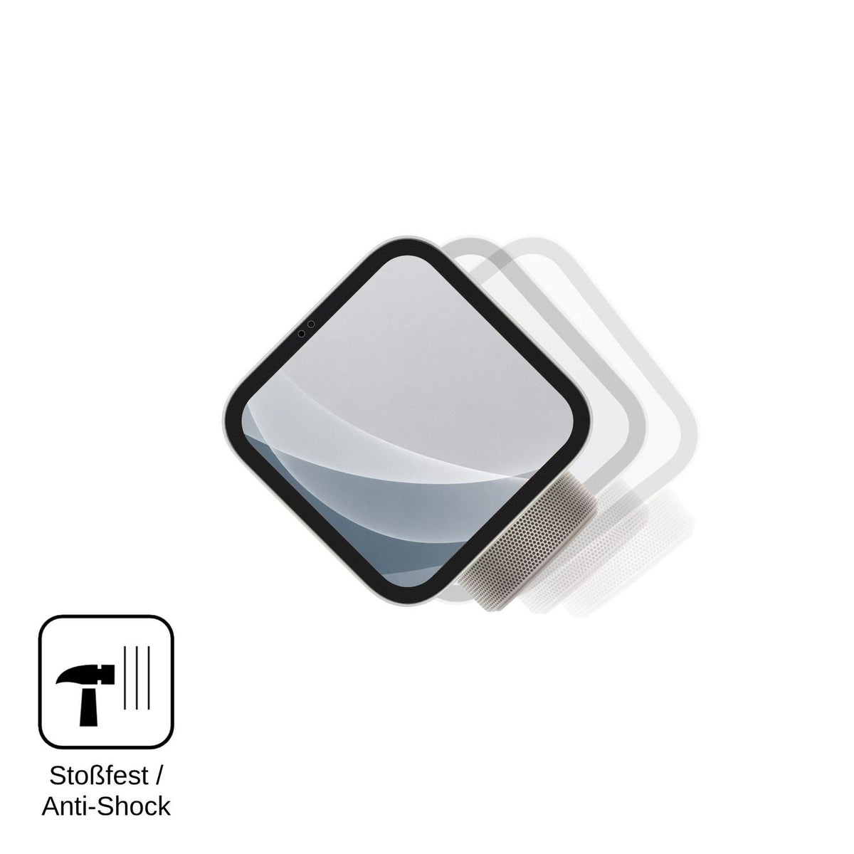 2x Screen Protector for Apple HomeView matte Flexible Glass 9H dipos