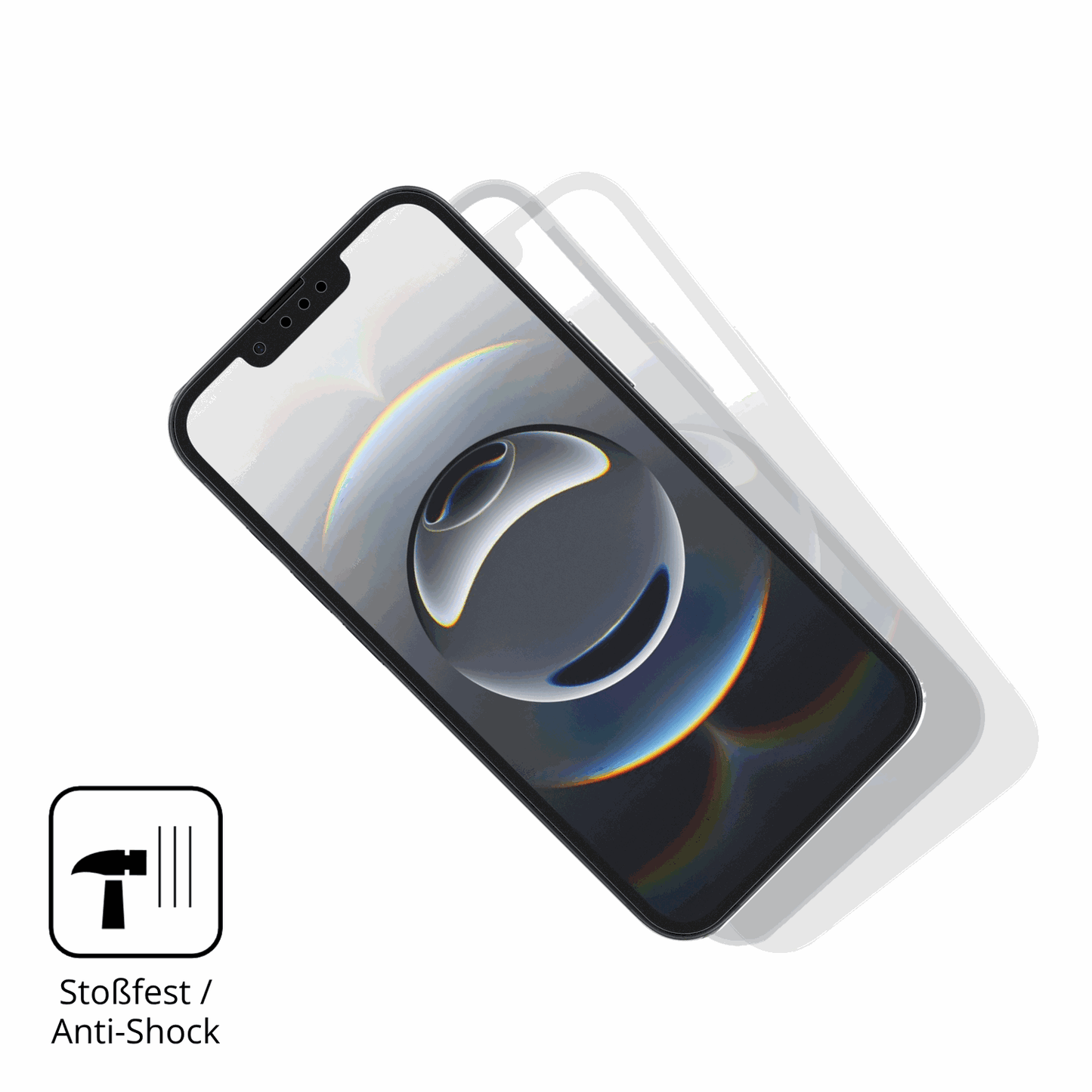 Schutz gegen Kratzer auf dem Apple iPhone 17e Glas durch Schl�ssel, St��e gegen die Tischkante oder St�rze